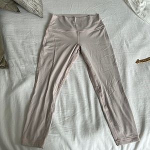 Lululemon align cropped double lined light pink